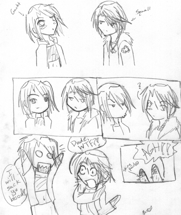 Gackt and Squall Fun by CherryShock