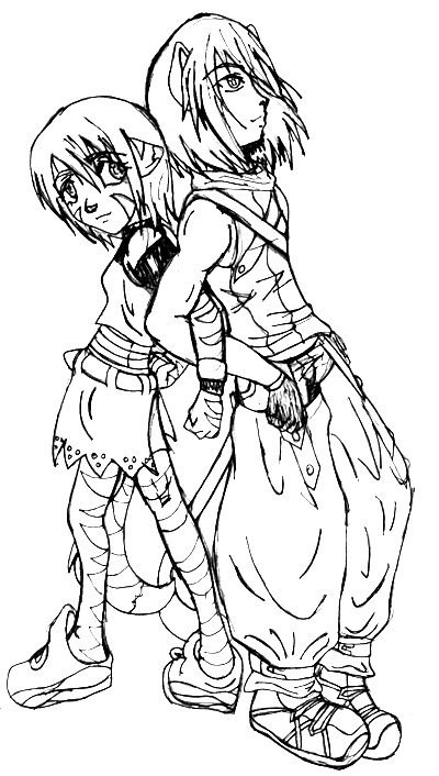 Kairi and Riku by CherryShock