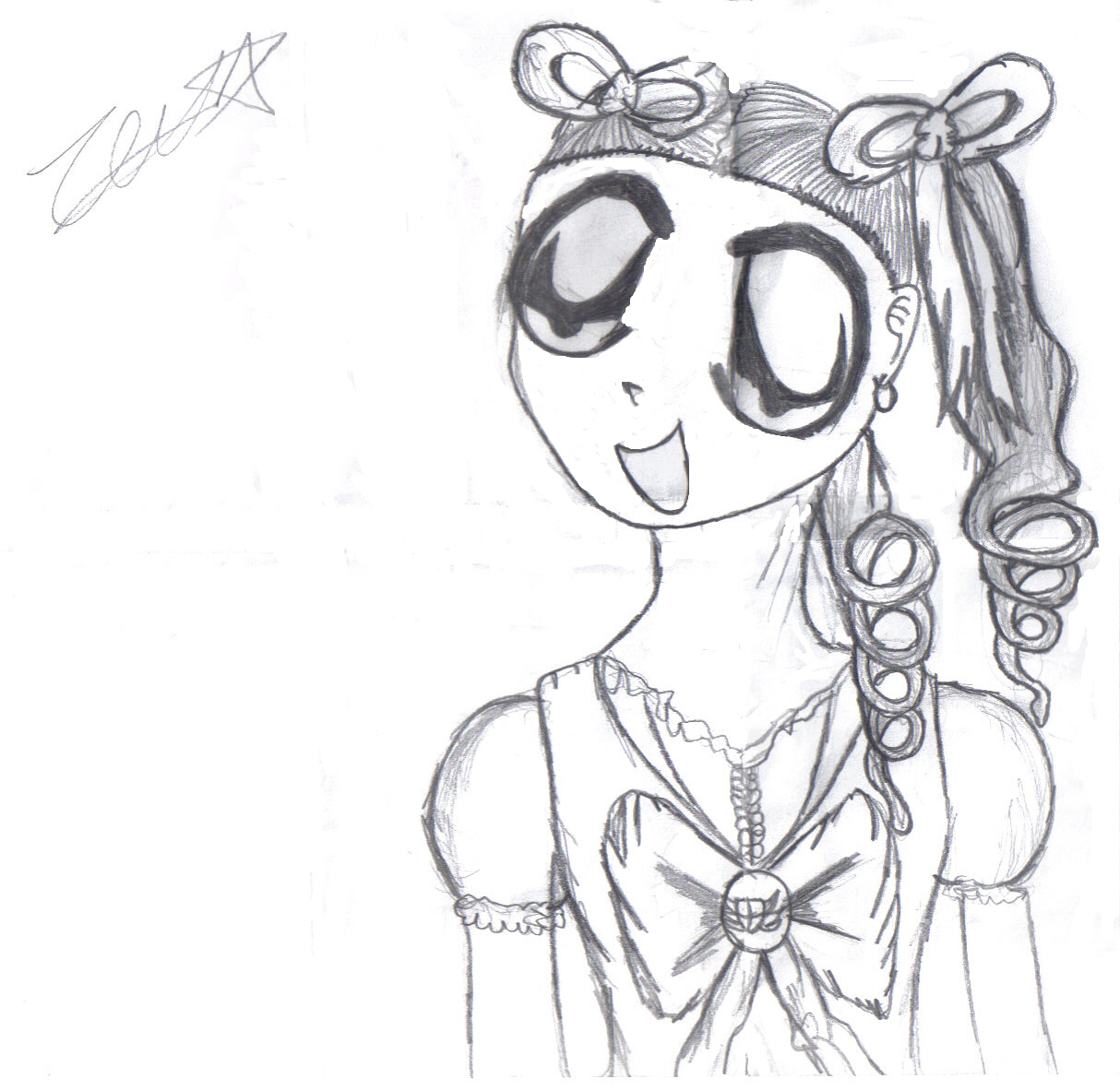 Cute lil Schoolgirl by Cherryblossomfairy