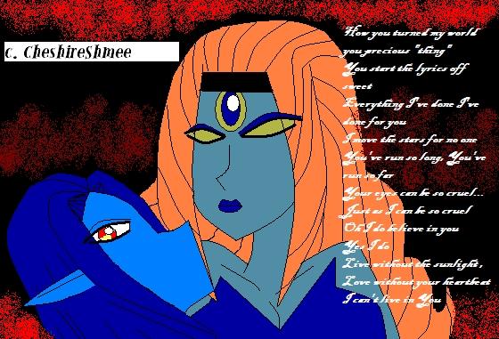 Mystique and Kurt by CheshireShmee