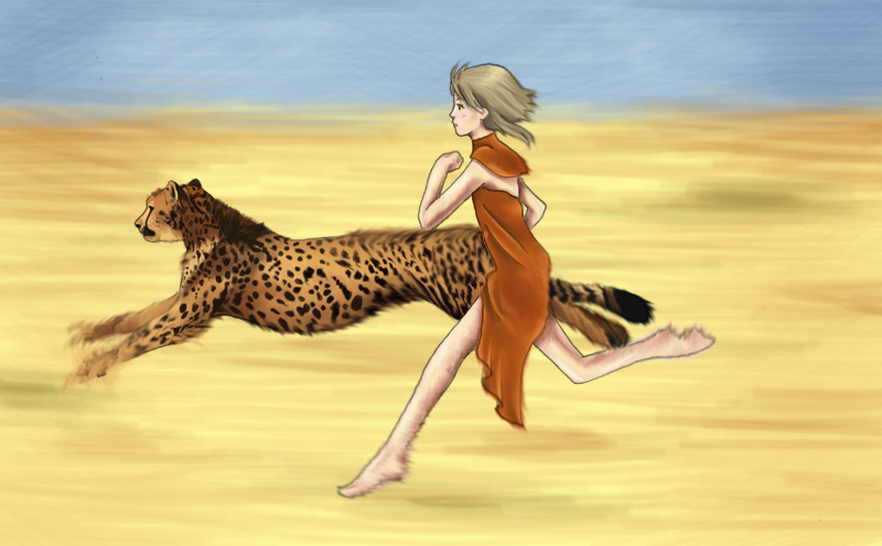 Running Cheetah by Chesirecat