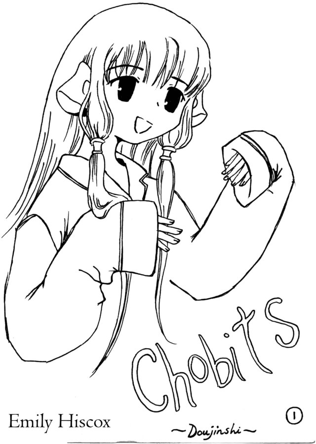 Chobits Doujinshi Cover by Chi-Chan