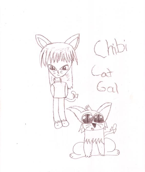 CHibi cat girl by Chi_In_The_World