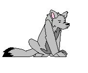 bored wolf by Chia