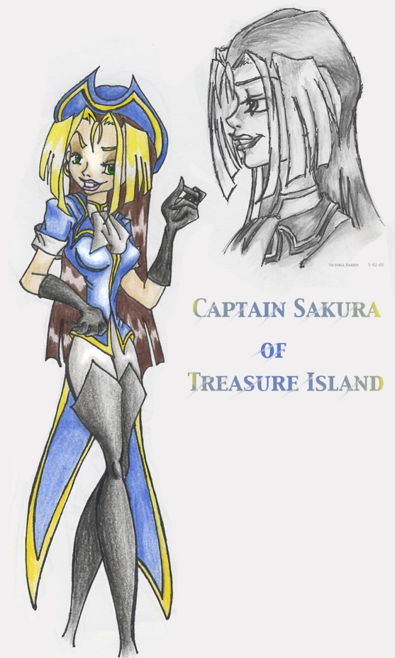 Captain Sakura of Treasure Island (#1) by Chibi-Robin