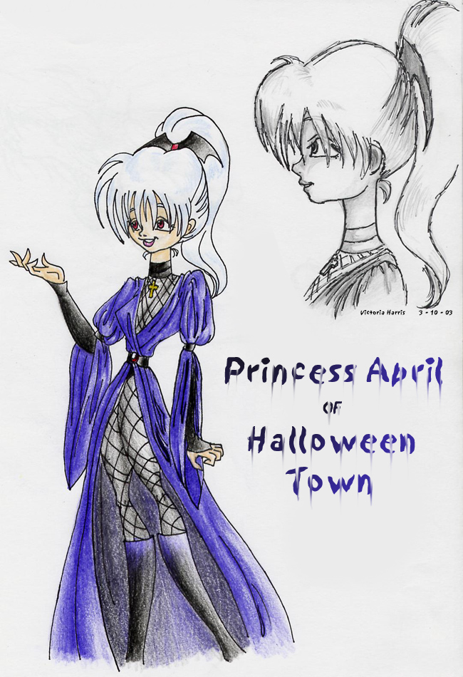Princess April of Halloween Town by Chibi-Robin