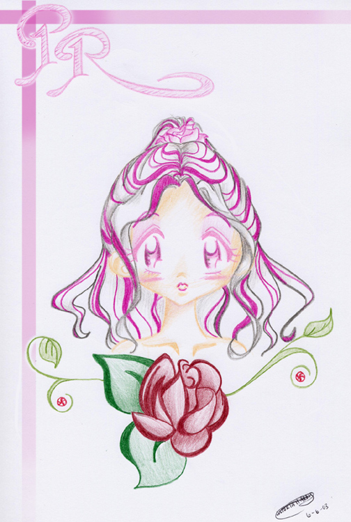 Peppermint Rose (Headshot) by Chibi-Robin