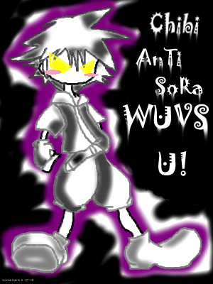 Chibi Anti-Sora WUVS YOU!!! by Chibi-Robin