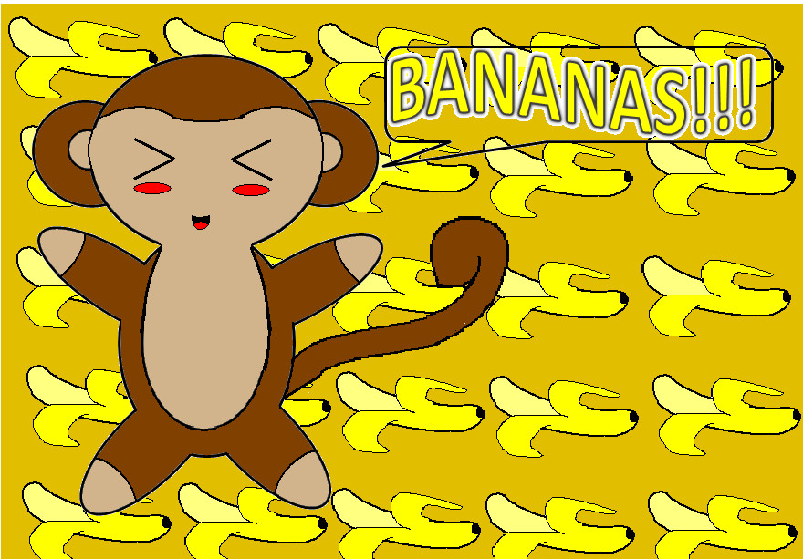 I love BANANAS!! by ChibiChocolate
