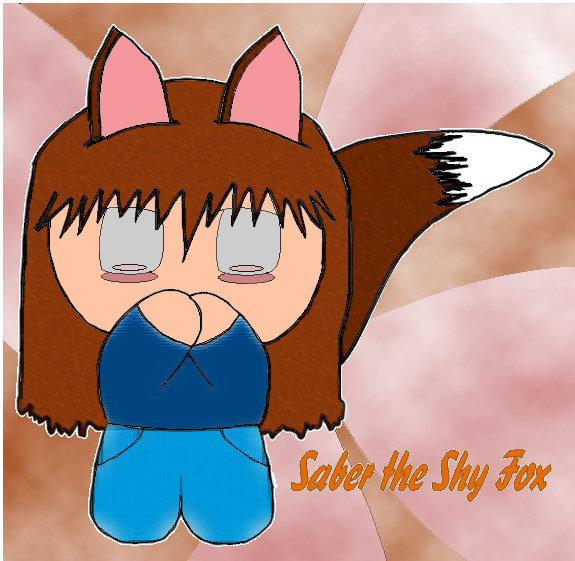 Saber the Shy Fox by ChibiChocolate