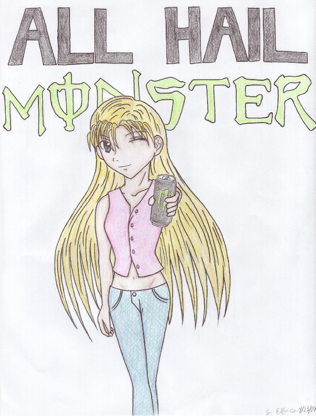 All Hail Monster Energy! by ChibiGirl1370