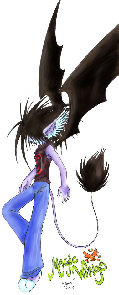Black winged Razzor by ChibiHobbit