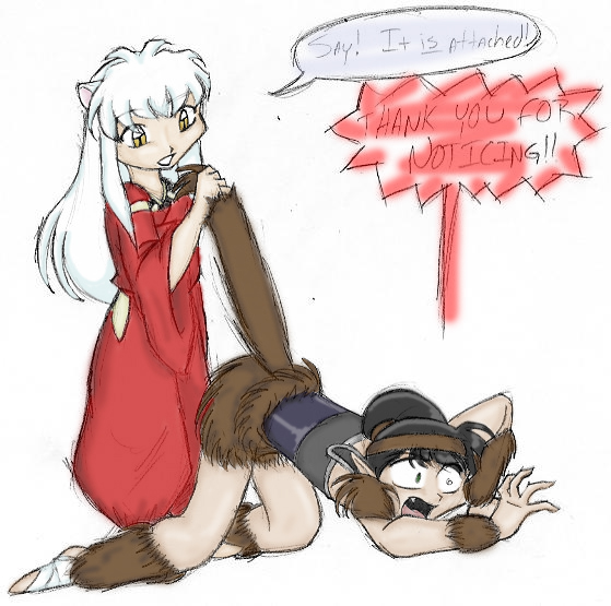 Inuyasha - Pulling the Tail by ChibiJaime