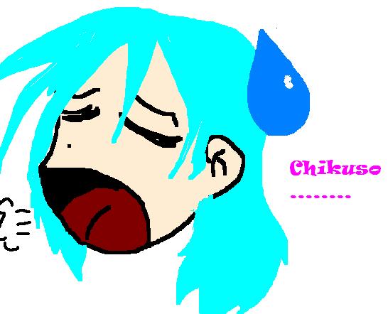 Chikuso...MS PAINT...but actually pretty good! by ChibiKioko1345