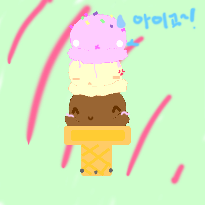 Ice cream fun by ChibiKorea