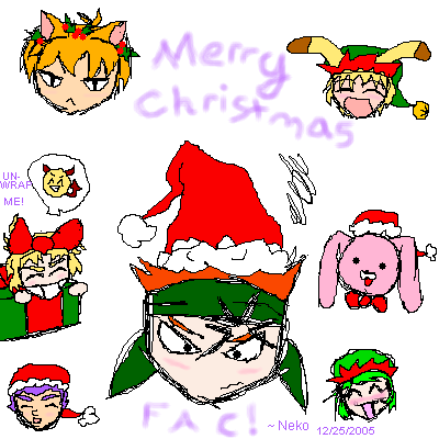 Merry Christmas to FAC! by ChibiNeko96