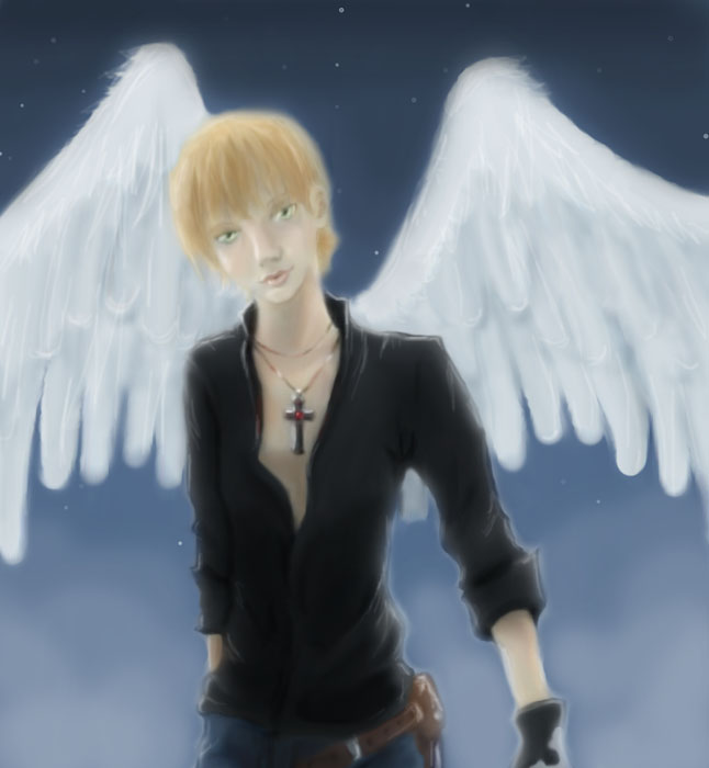 angel in progress by ChibiRaine