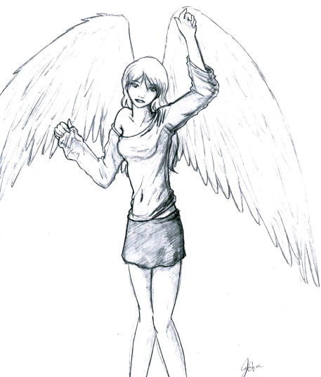 Angel Girl by ChibiRaine