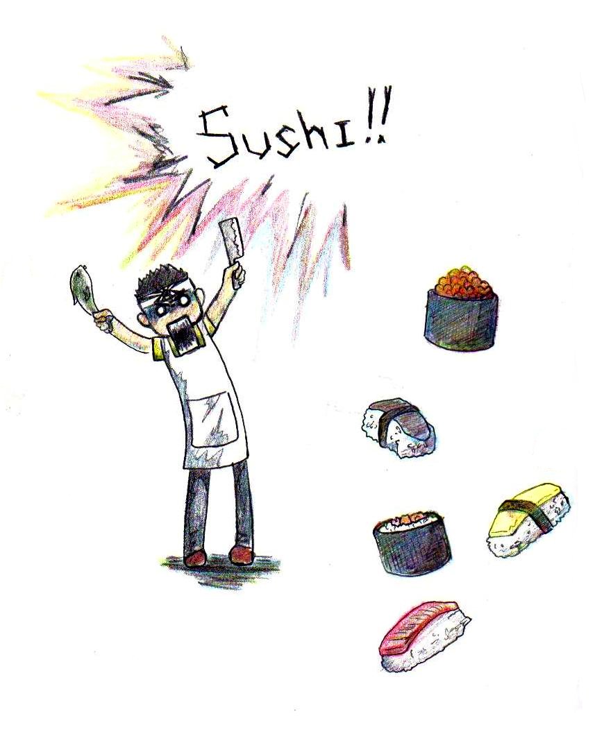 sushi by ChibiRaine