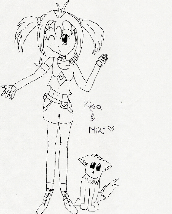 Kisa and Miki by ChibiSakura26
