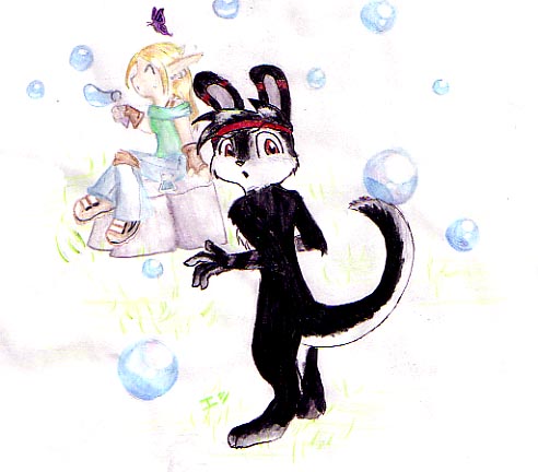 Bubble fun! o.o! (For Dazedpink) by ChibiSamuraiJack