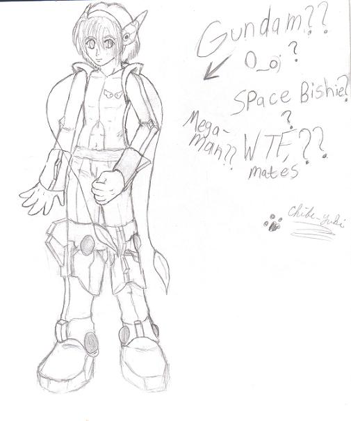 Space Shuichi? O___o; by ChibiYukiEiri