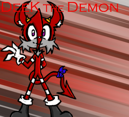 DeeK The Demon (Echidnafreak's Competition) by Chibi_Kid_Buu