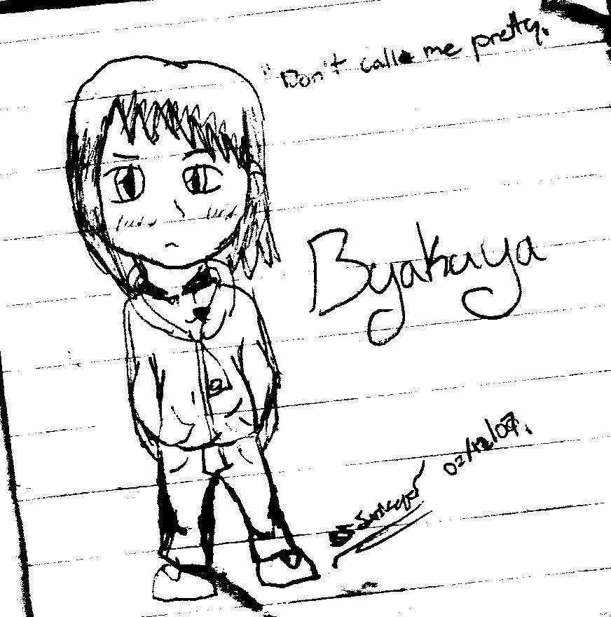 PROJET CHRONICLES: Byakuya doodle by Chibi_Sorceress