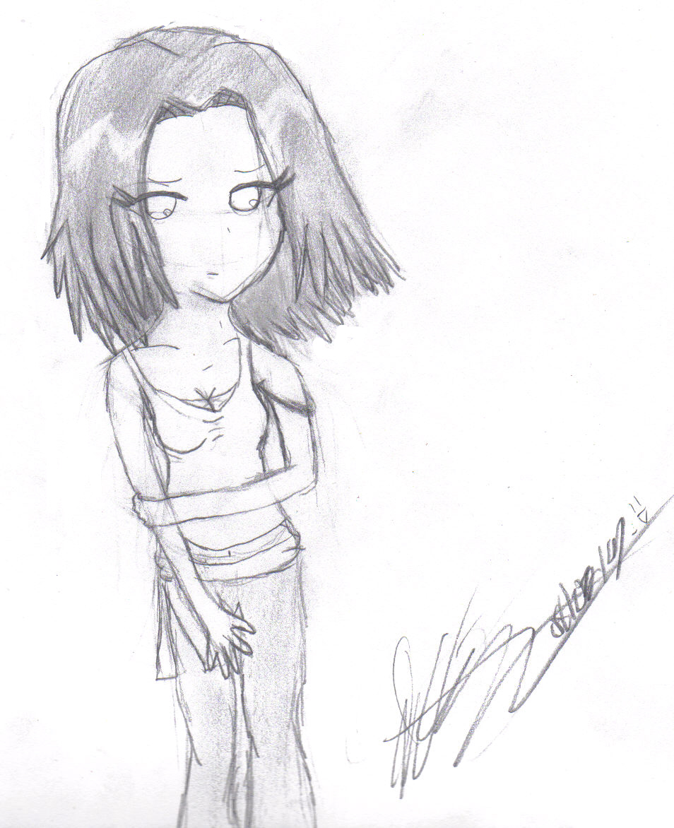 Depressed looking Katara by Chibi_Sorceress