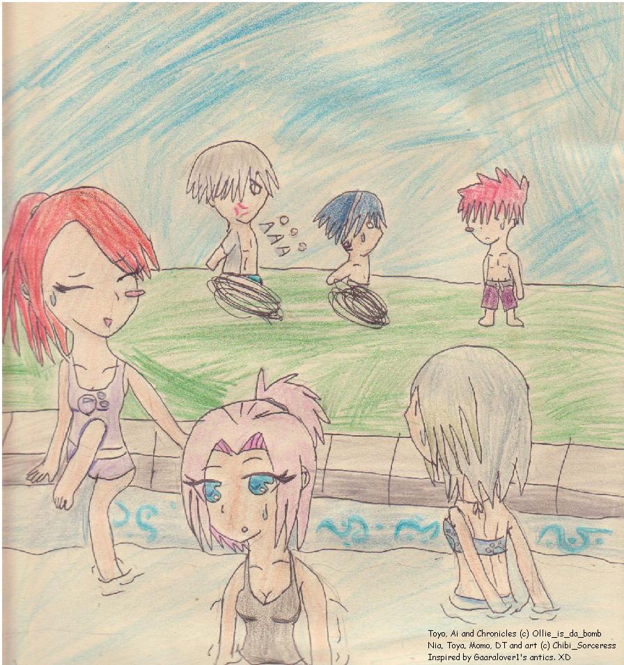 Pool Party..... XD by Chibi_Sorceress