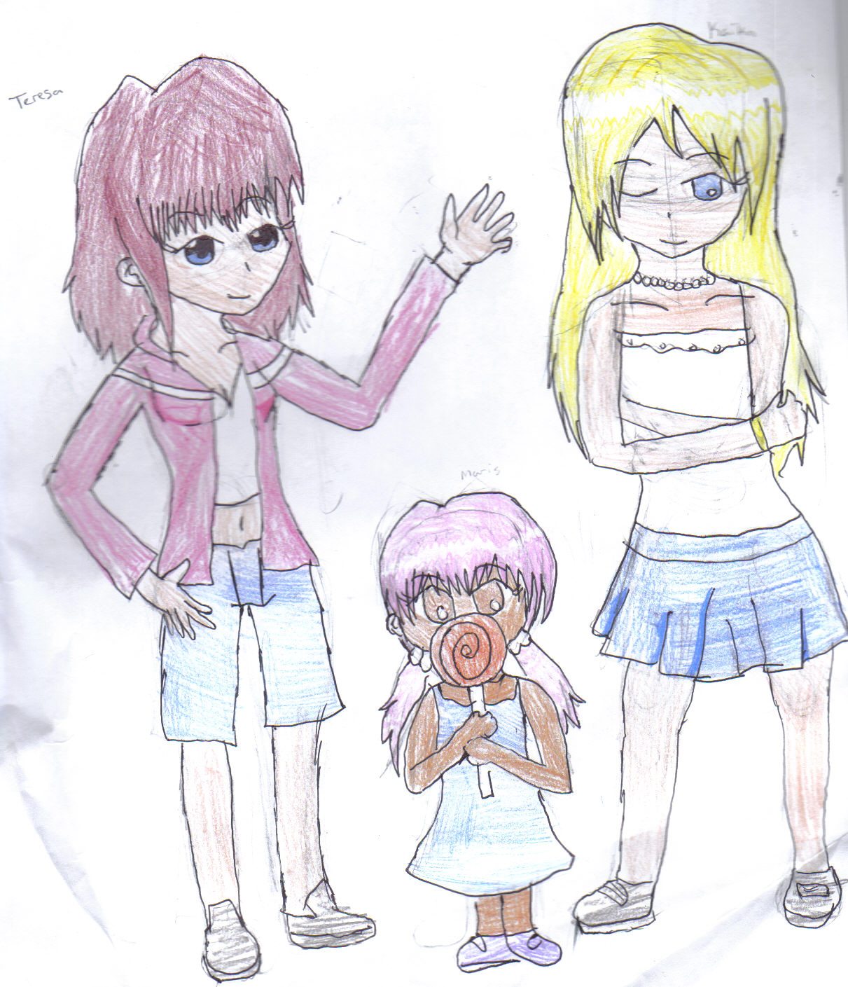 Teresa, Maris, Kaika by Chibi_Sorceress