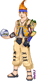Wakka: My First Ever Pixel! by Chibi_Wolf