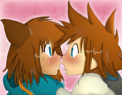 Sora and me by Chibigamergal