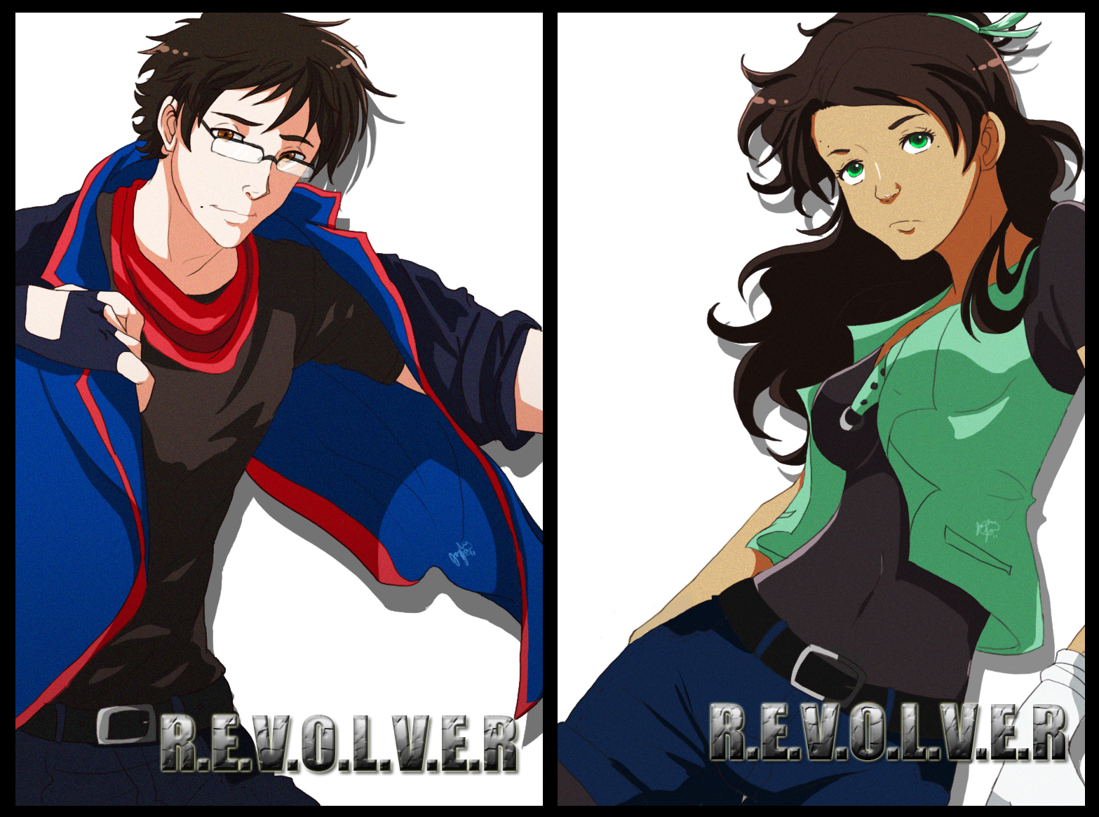 R.E.V.O.L.V.E.R Promo Posters by Chibisima