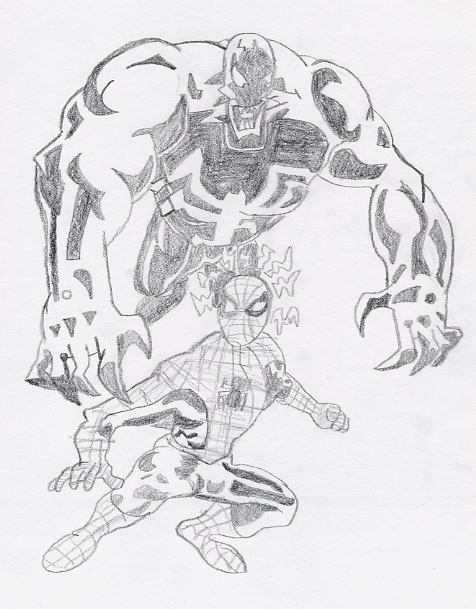 Spider-Man vs. Venom by Chibodee