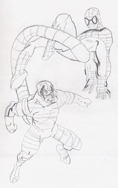 Spider-Man vs Scorpian by Chibodee