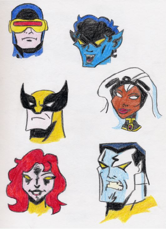 More of the X-Men by Chibodee