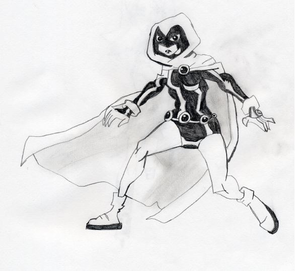 Raven (original sketch) by Chibodee