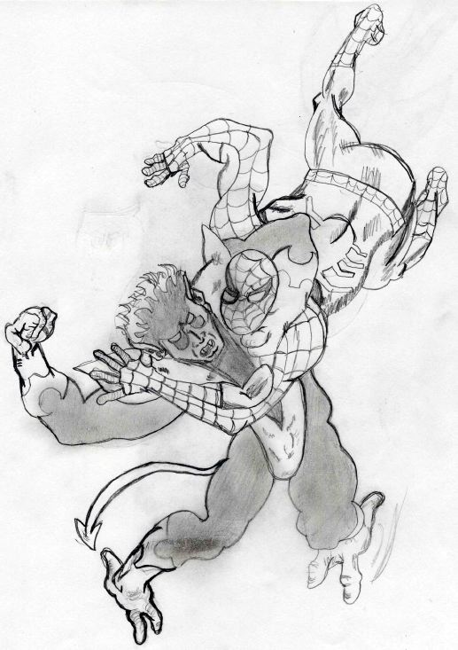 Spider-Man vs. Nightcrawler by Chibodee