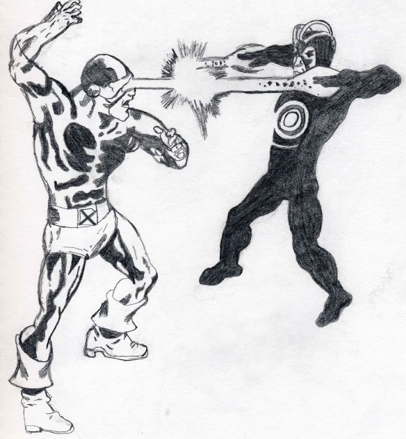 Cyclops vs. Havok by Chibodee