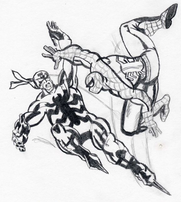 Spider-man vs. The Tarantula by Chibodee