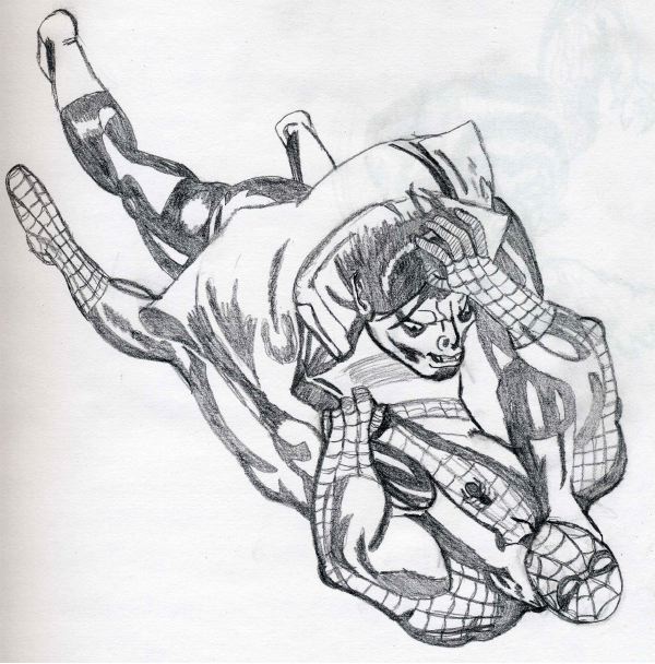 Spider-man vs. Morbius by Chibodee