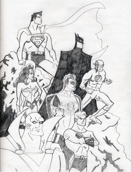 Justice League by Chibodee