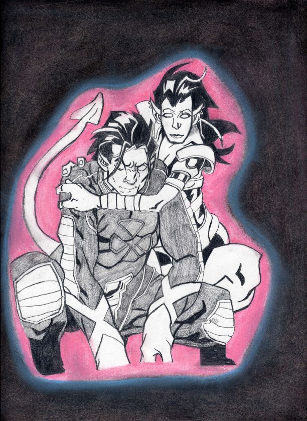 Nightcrawler and Nocturne by Chibodee