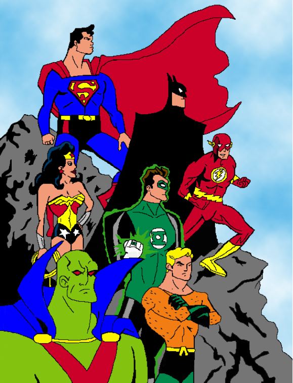 Justice League *COLORED* by Chibodee