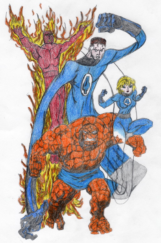 Fantastic Four *COLORED* by Chibodee