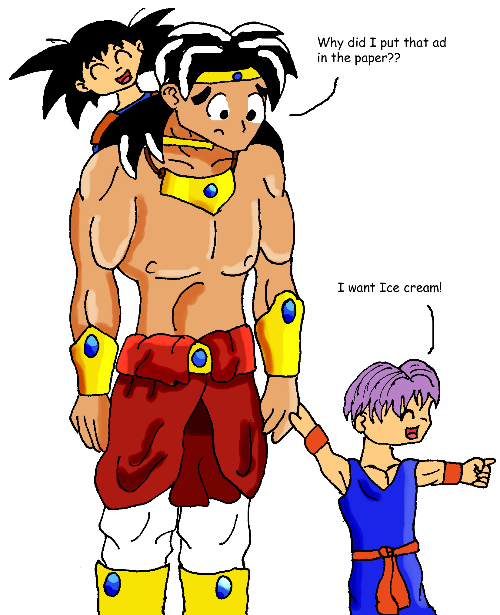 What if Broly was a babysitter? by Chickibo