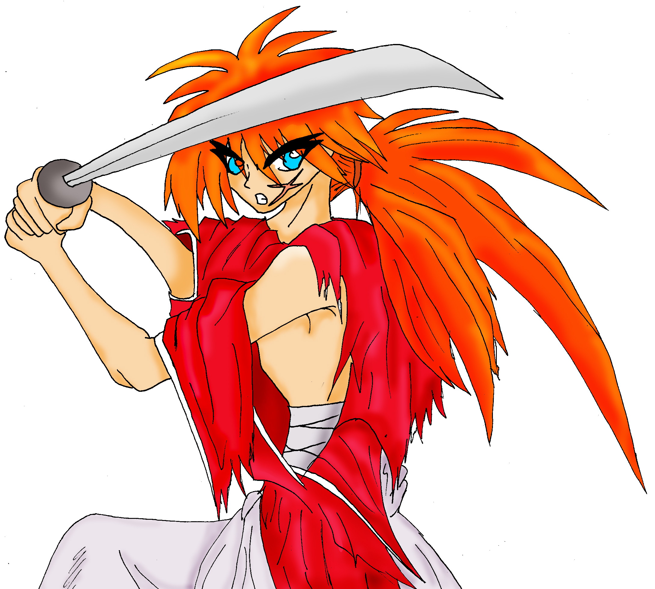 Kenshin (first try!) by Chickibo