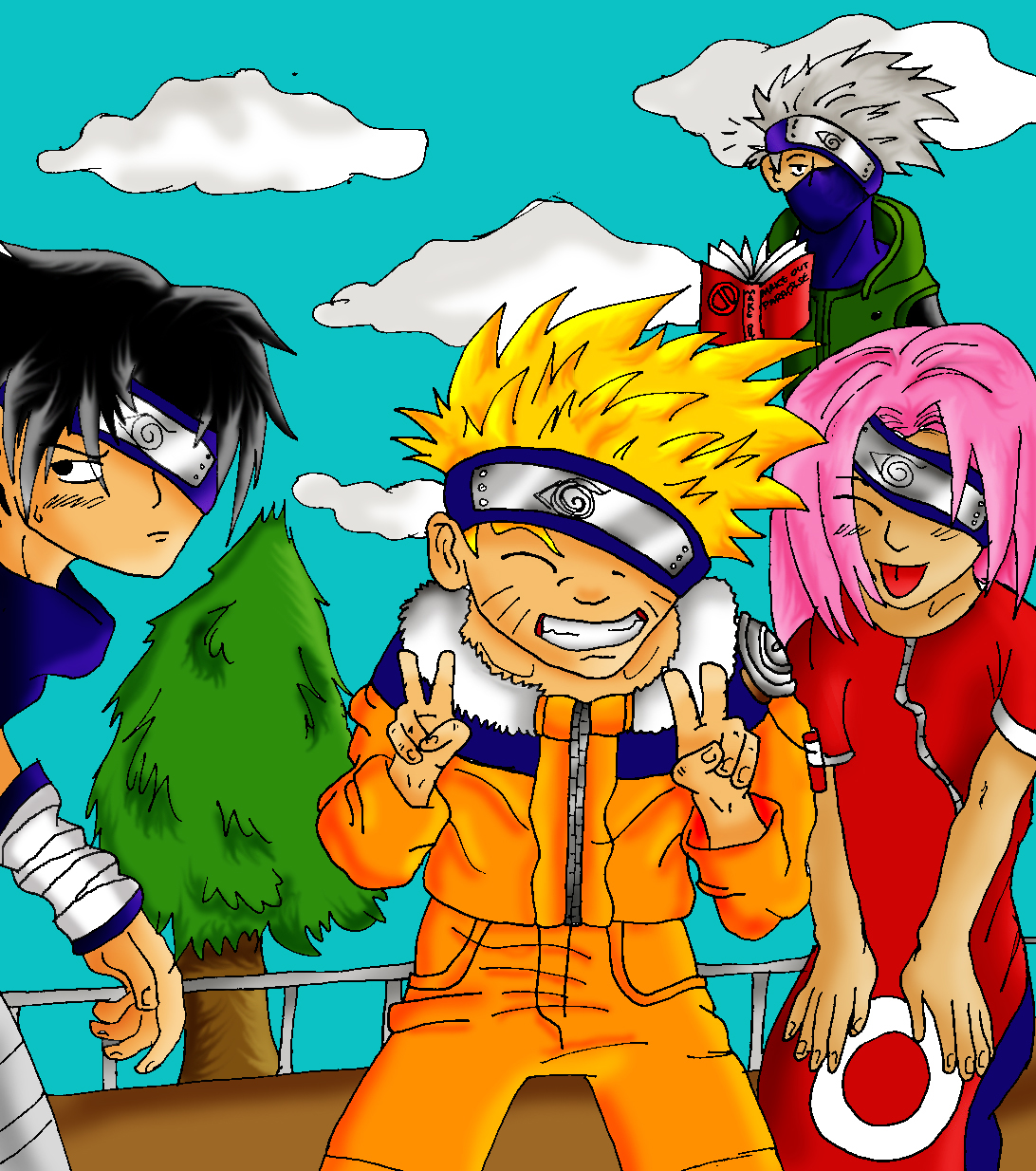 Naruto: Team 7! by Chickibo