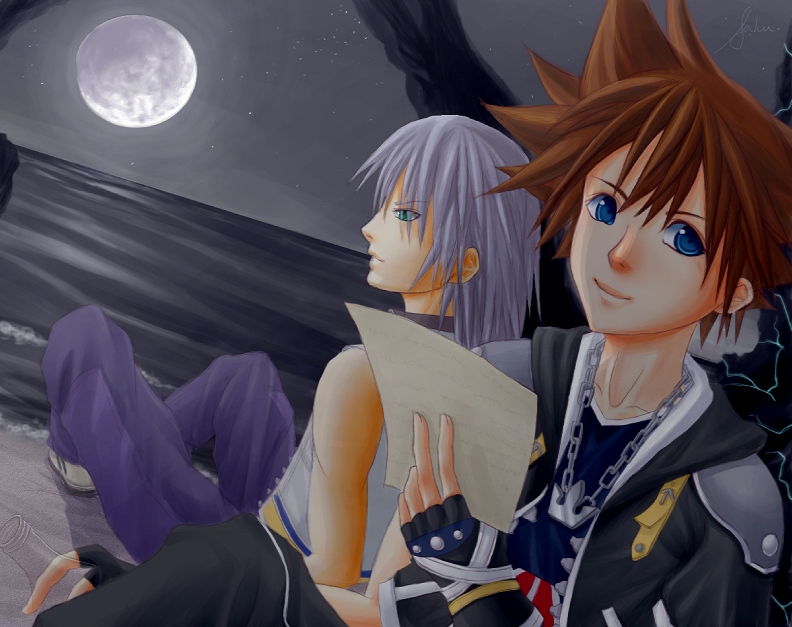 KH2 Sora + Riku - Lonely Shore by Chii